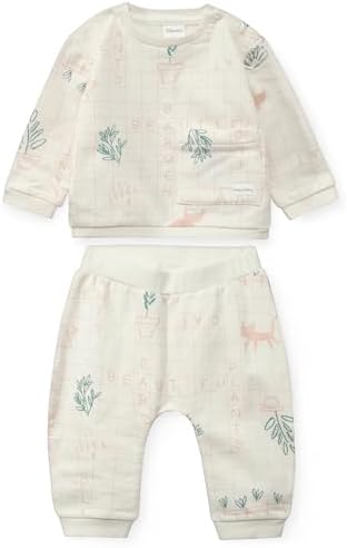 Newborn Footed Sleeper - Soft Cotton with Button Pull-On Unisex