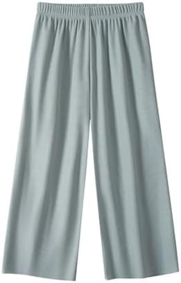 Girls Slim Lightweight High-Waisted Pants for Ages 3-12