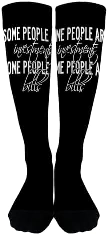 Funny Sarcastic Saying Long Distance Snug Socks for Men Women