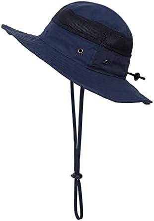 Kids Round Wide-Brim Adjustable Sun Hat Toddler