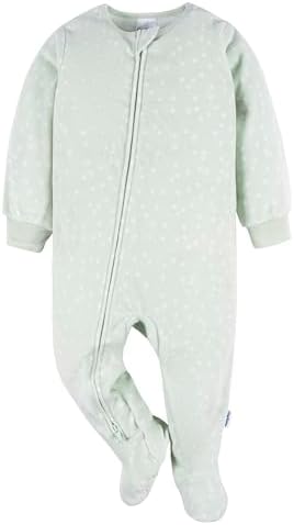 Gerber Baby Girls Flame Resistant Fleece Pajamas 3-Pack 1