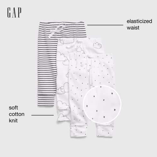 GAP Baby Girls 3-Pack Pullover Pants Bottoms