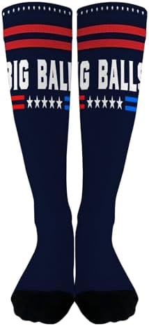 Funny Socks for Women I Voted for Big Ball Political Slogans