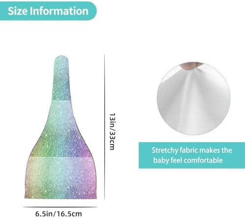 Xiso Ver Glitter Baby Beanie for Newborn