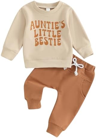 Soft Playful Crowd-Pleaseing Baby Girl Outfit Set - Long Sleeve Sweater Pants