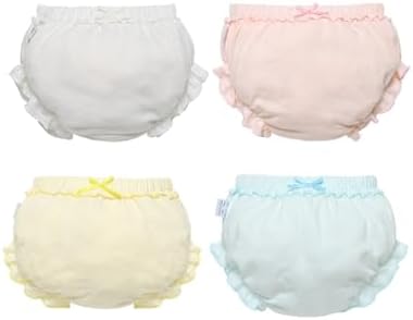 4-Pack Organic Diaper Cover Petrainings for Toddler Girls