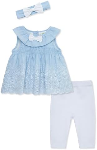 Little Me Baby Girls 3-Piece Essentials Set 3-24 Months
