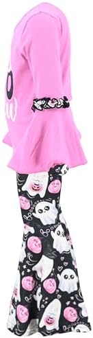 Unique Baby Halloween Kids Set 2-Piece Outfit with Bell Bottoms Bell Sleeves