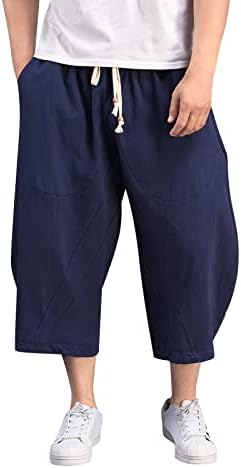 Mens Wide Leg Trousers with Pockets
