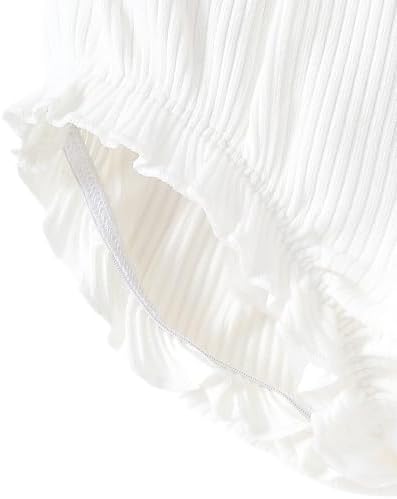 3-Pack Summer Comfortable Baby Girl Bloomers with Ruffle Design