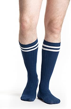 Supportive Cotton Knee Socks for Men Women