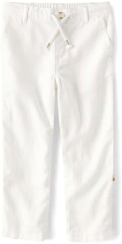 Gymboree Boys and Toddler Drawstring Linen Pants - Lightweight Easy Pull-On