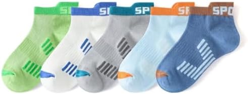 Kids Cotton Socks for Boys Girls - Ankle Socks with Fashion Design