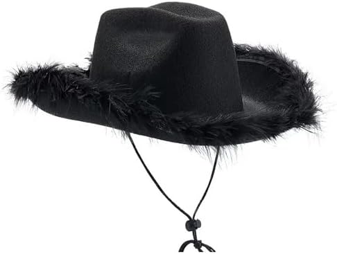 Cowboy Hat with Feathers