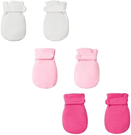 No Scratch 100 CottonAdjustable Baby Mittens Gloves