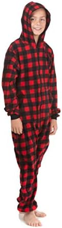 Stylish Boys Micro Polar Fleece One-Piece Pajama Set