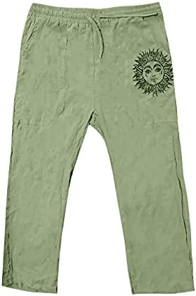 Premium Cotton Linen Pants Wide Leg Drawstring Comfortable Stylish