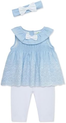 Little Me Baby Girls 3-Piece Essentials Set 3-24 Months