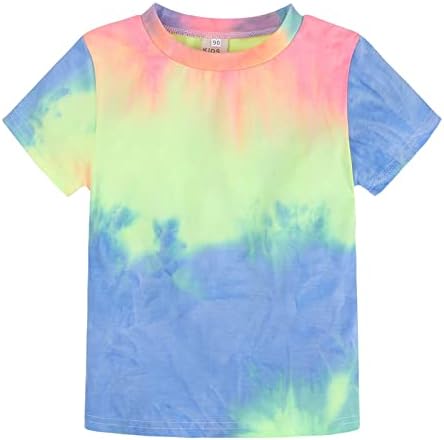 boys and girls camouigram tie-dye casual sweatshirt set 6-12 months