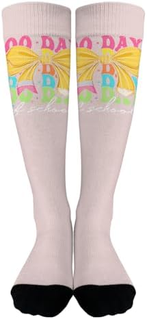 100 Days of School Girls Coquettes Bow Socks