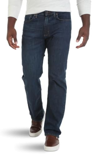 Compression Fit Mens Jean Wrangler Authentics Signature Patch 5 Pocket Style