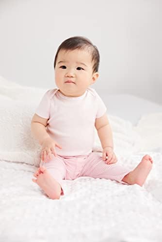 Calvin Klein Baby Girls 3-Pack Cotton Pants Ultra-Soft Comfortable