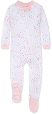 Burts Bees Baby Footed Sleeper Bibs Set