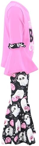 Unique Baby Halloween Kids Set 2-Piece Outfit with Bell Bottoms Bell Sleeves