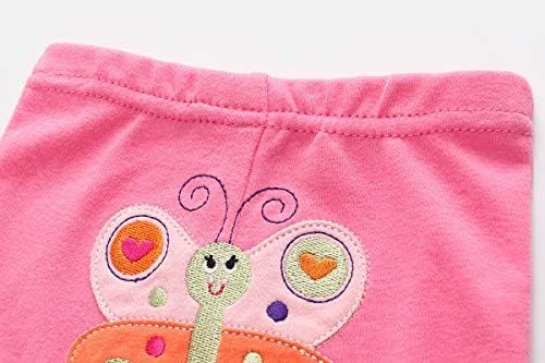 Kiddiezoom Baby Set of 4 Organic Cotton Pants for Girls