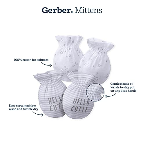 Gerber Baby 8-Pack Scratch Mittens