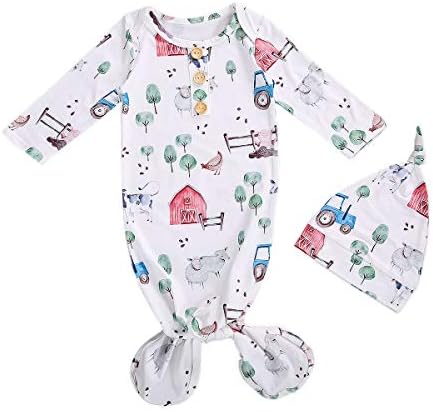 Adorable Organic Cotton Baby Gown