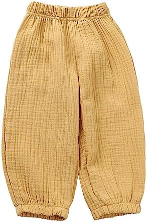 Elastic Basic Harem Trousers for Kids