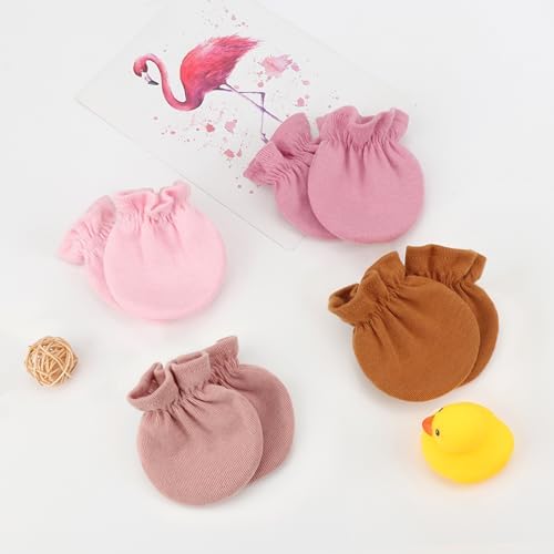 BQUBO Newborn Mittens for Boys and Girls 0-6 Months