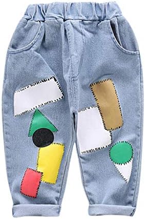 Moonker Toddler Cartoon Denim Pants 1-4 Years
