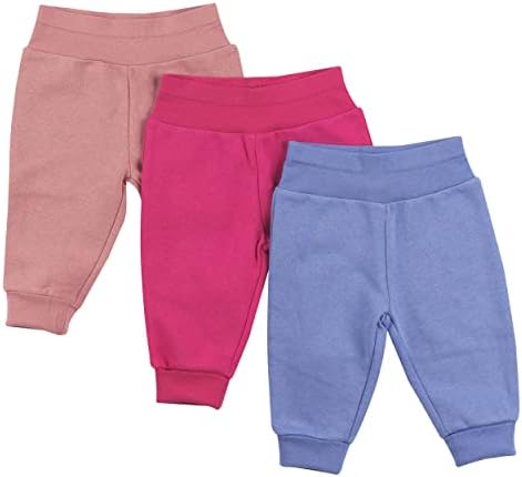 Hanes Girls Fleece Pullover Pants 3-Pack