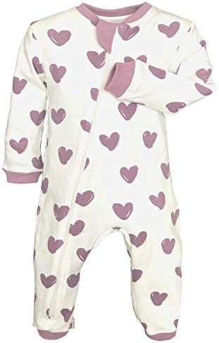 ZippyJamz Organic Zipper Pajamas - Footless Sleepy Brand for Babies