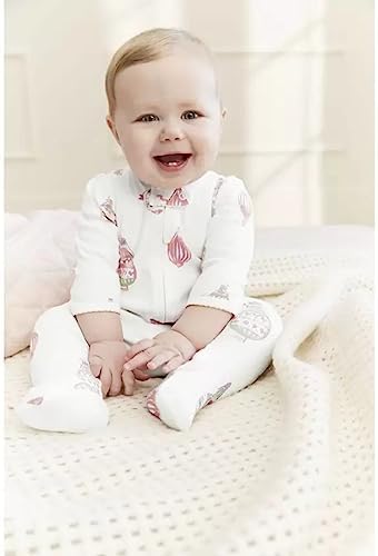 Carters Girls 1-Piece Snug Fit Footie Sleeper PJs