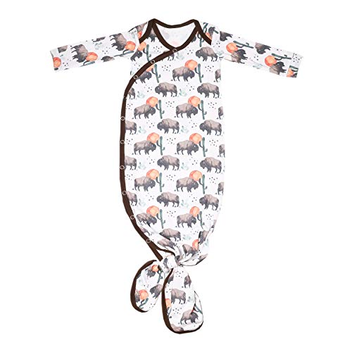 Copper Pearl Knotted Lightweight Baby Gown Stretchy for Growth