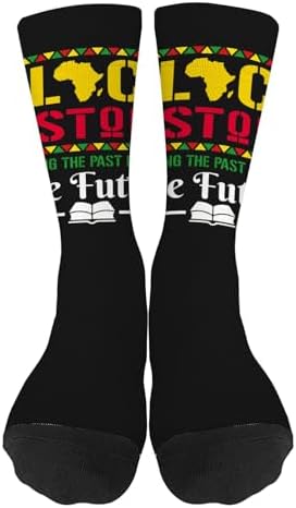 Fun Novelty Socks for Men Women Black History Month