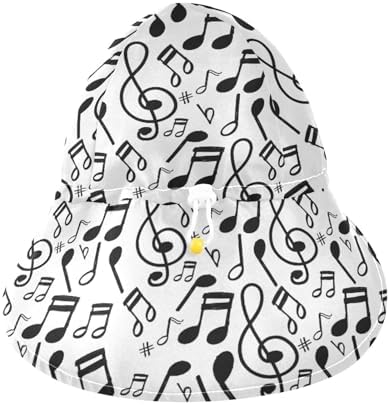 Perfect Baby Sun Hat for Music Note with Doodle Style 2-4T