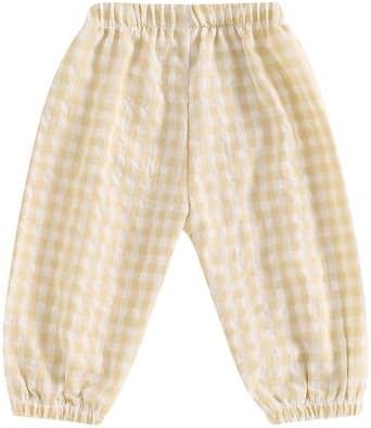 Suolongsama Newborn Baby Gingham Plaid Harem Bloomers Pants