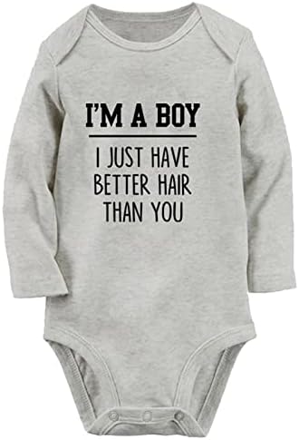 iDzn - I Just Have Better Hair Than You Funny Romper