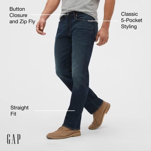 Gap Mens Straight Fit Denim Jeans