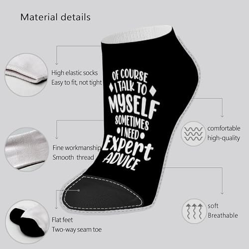 Funny Comfortable Boys Socks with Repeating Humor Designs