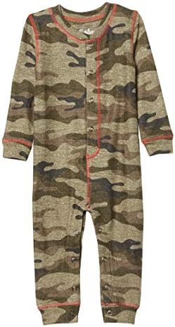 PJ Salvage Long Sleeve Peachy Romper for Baby