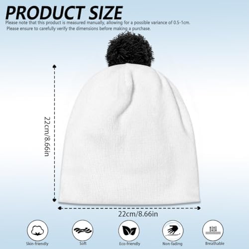 Beanie Knit Hats for Boys and Girls - Cute Winter Beanies with Print