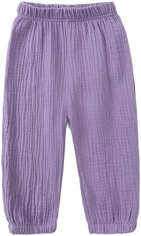 YEAHDOR Solid Cotton Bottoms for Toddlers Super comfy and long-lasting