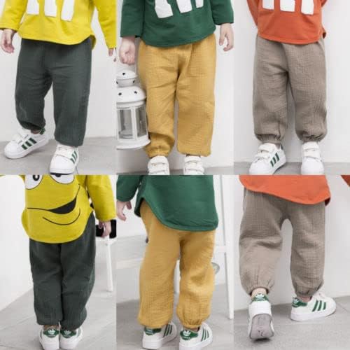 Comfortable Cotton Linen Joggers for Toddlers