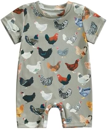 Cute Country Baby Romper