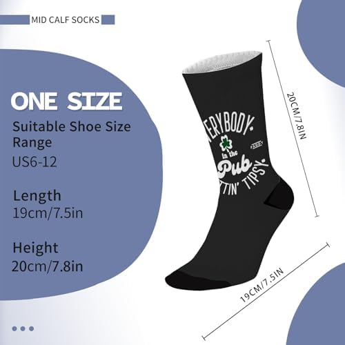 Irish Ireland Mens Duty Socks St Patricks Day February